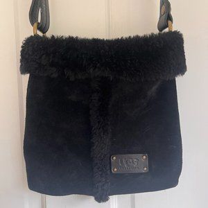 Ugg Crossbody Suede/Faux Fur Bag